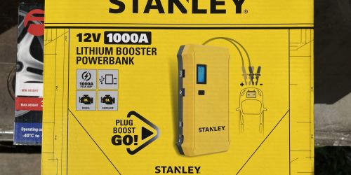 Stanley Gyorsindító és PowerBank, 1000A, 12V 12V 1000A powerbank töltő elektronikai készülékekhez  39900Ft